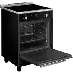 Smeg CP60ITVN_BK 60cm Single Electric Cooker With Induction Hob - Black -Prime Kitchen smeg cp60itvn bk 60cm single electric cooker with induction hob black8017709302566 05c bq