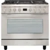 Smeg CPF9GPX Freestanding Electric & Gas Range Cooker With Gas Hob