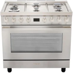 Smeg CPF9GPX Freestanding Electric & Gas Range Cooker With Gas Hob 18 Smeg CPF9GPX Freestanding Electric & Gas Range Cooker With Gas Hob -Prime Kitchen smeg cpf9gpx freestanding electric gas range cooker with gas hob8017709225780 08c bq
