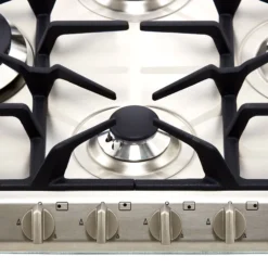 Smeg Cucina SR264XGH2_SS 4 Burner Metal Gas Hob (W)600mm - Stainless Steel -Prime Kitchen smeg cucina sr264xgh2 ss 4 burner metal gas hob w 600mm stainless steel8017709268367 02c bq