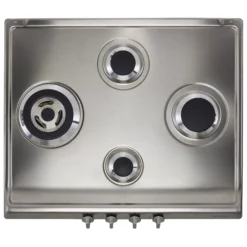 Smeg Cucina SR60GHS_SS 60cm Gas Hob -Prime Kitchen smeg cucina sr60ghs ss 60cm gas hob8017709179526 03c bq