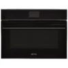 Smeg Dolce Stil Novo SF4604WVCPNX_BKS Built-in Compact Multifunction Oven - Black Stainless Steel Effect