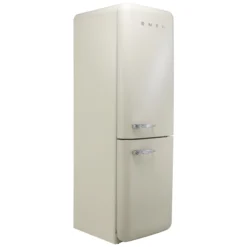 Smeg FAB32RCR5UK_CR 60:40 Freestanding Frost Free Fridge Freezer - Cream -Prime Kitchen smeg fab32rcr5uk cr 60 40 freestanding frost free fridge freezer cream8017709298227 01c bq