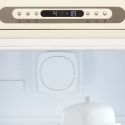 Smeg FAB32RCR5UK_CR 60:40 Freestanding Frost Free Fridge Freezer - Cream -Prime Kitchen smeg fab32rcr5uk cr 60 40 freestanding frost free fridge freezer cream8017709298227 03c bq