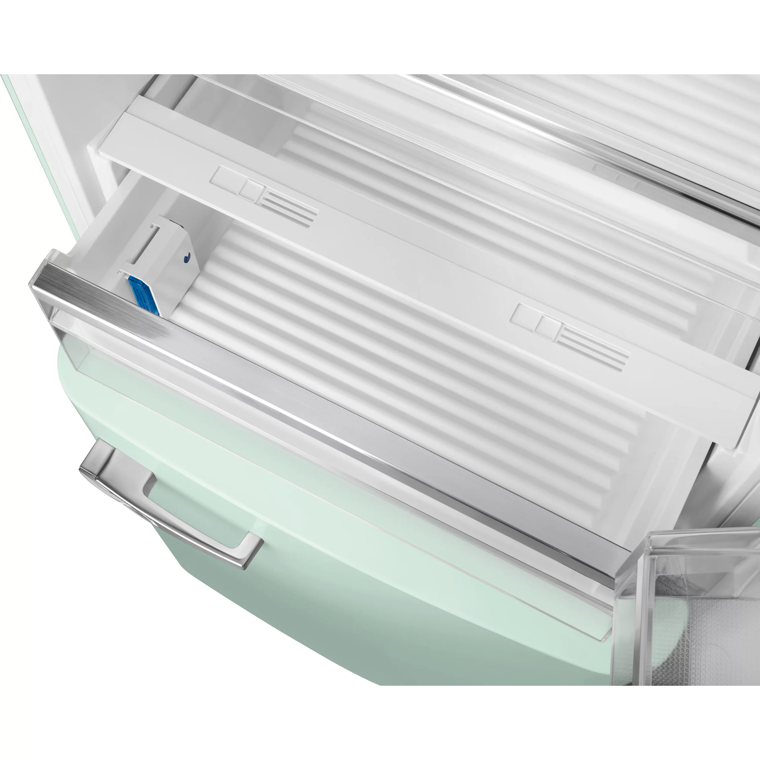 Smeg FAB38RPG5 70:30 Freestanding Frost Free Fridge Freezer - Pastel Green 8 Smeg FAB38RPG5 70:30 Freestanding Frost Free Fridge Freezer - Pastel Green - Image 6