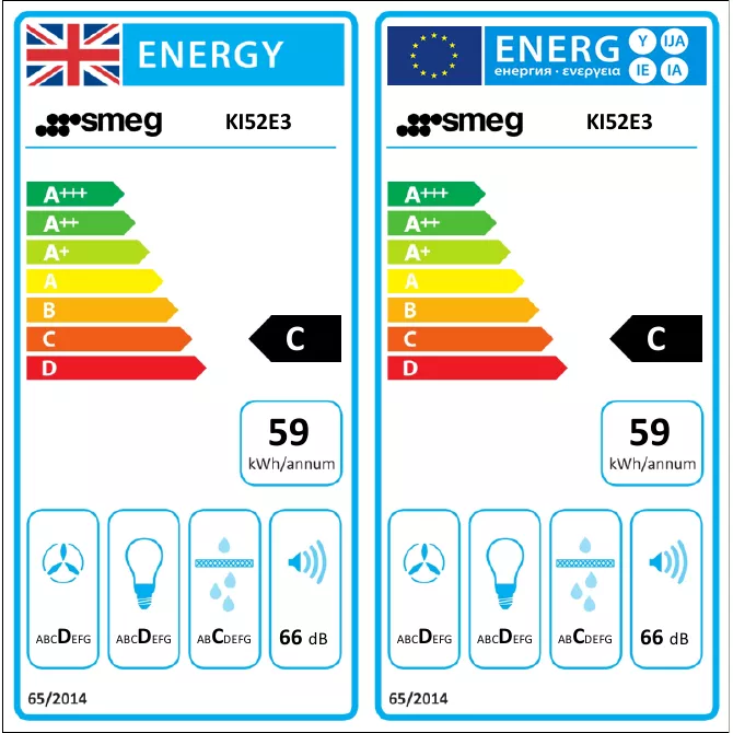 Smeg KI52E3_SI Metal Canopy Cooker Hood (W)52.2cm - Silver 4 Smeg KI52E3_SI Metal Canopy Cooker Hood (W)52.2cm - Silver - Image 2