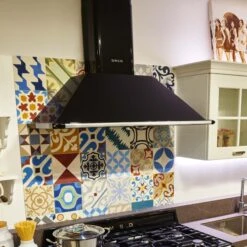 Smeg KT110BLE Chimney Cooker Hood (W)110cm - Black -Prime Kitchen smeg kt110ble chimney cooker hood w 110cm black8017709211691 07i bq