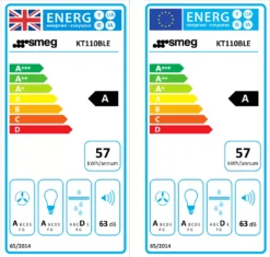 Smeg KT110BLE Chimney Cooker Hood (W)110cm - Black -Prime Kitchen smeg kt110ble chimney cooker hood w 110cm black8017709211691 EUP EN