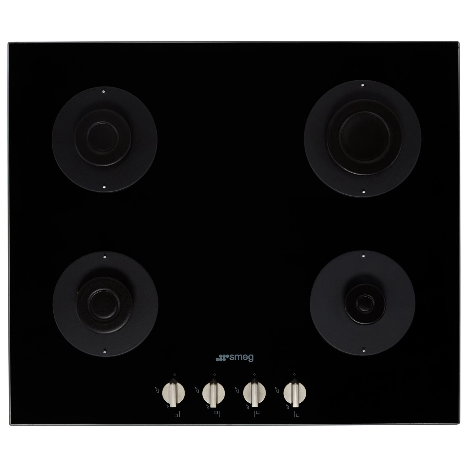 Smeg PV264N_BK (W)60cm Gas Hob - Black 4 Smeg PV264N_BK (W)60cm Gas Hob - Black - Image 2