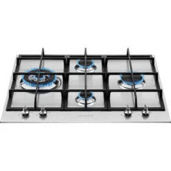 Smeg PX364L_SS (W)60cm Gas Hob -Prime Kitchen smeg px364l ss w 60cm gas hob8017709252106 02c bq