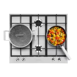Smeg PX364L_SS (W)60cm Gas Hob -Prime Kitchen smeg px364l ss w 60cm gas hob8017709252106 05c bq