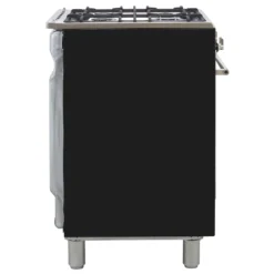 Smeg SUK61MBL9_BK 60cm Single Electric Cooker With Gas Hob - Black -Prime Kitchen smeg suk61mbl9 bk 60cm single electric cooker with gas hob black8017709268343 06c bq