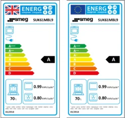 Smeg SUK61MBL9_BK 60cm Single Electric Cooker With Gas Hob - Black -Prime Kitchen smeg suk61mbl9 bk 60cm single electric cooker with gas hob black8017709268343 EUP EN