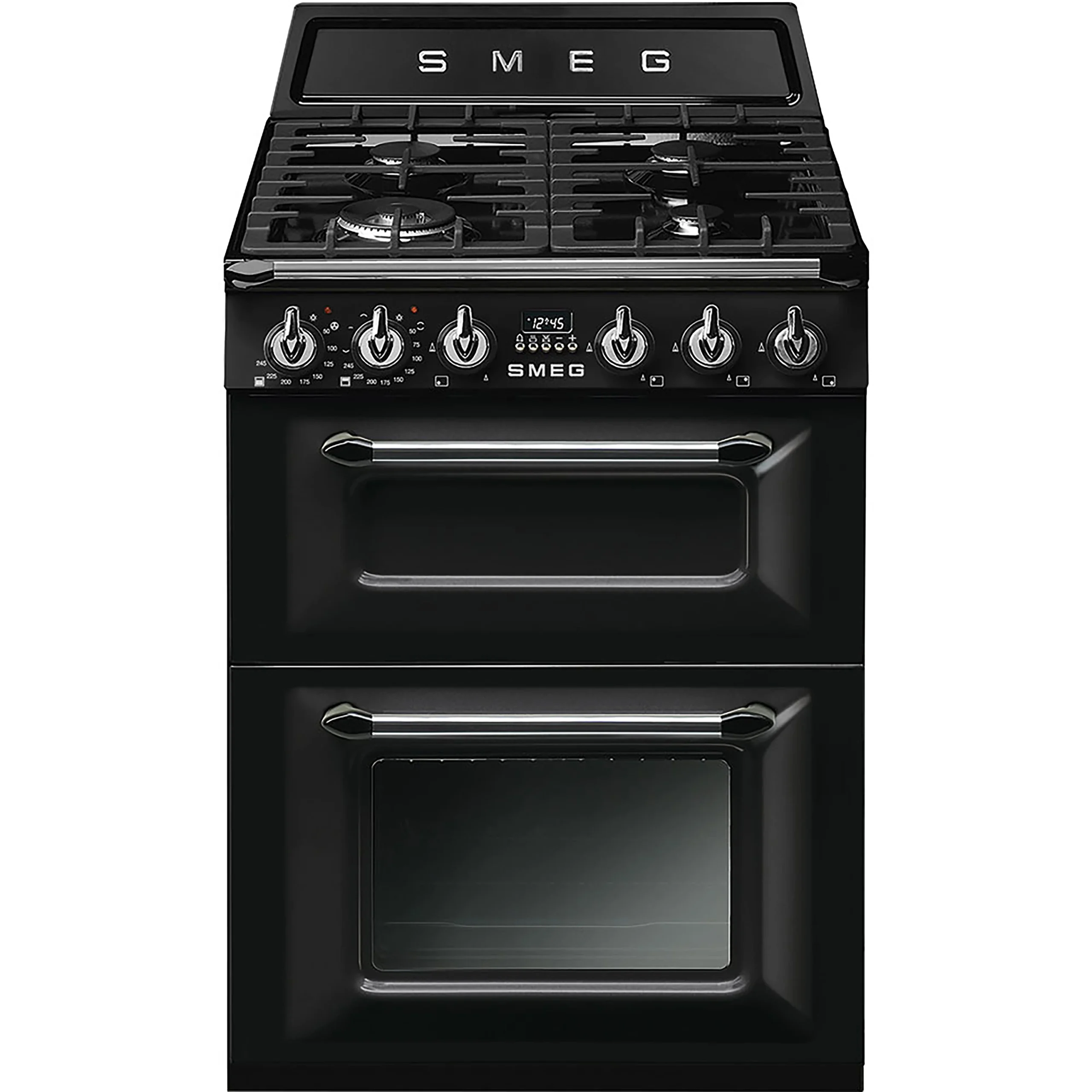 Smeg TR62BL_BK 60cm Double Electric & Gas Cooker With Induction Hob - Black 3 Smeg TR62BL_BK 60cm Double Electric & Gas Cooker With Induction Hob - Black