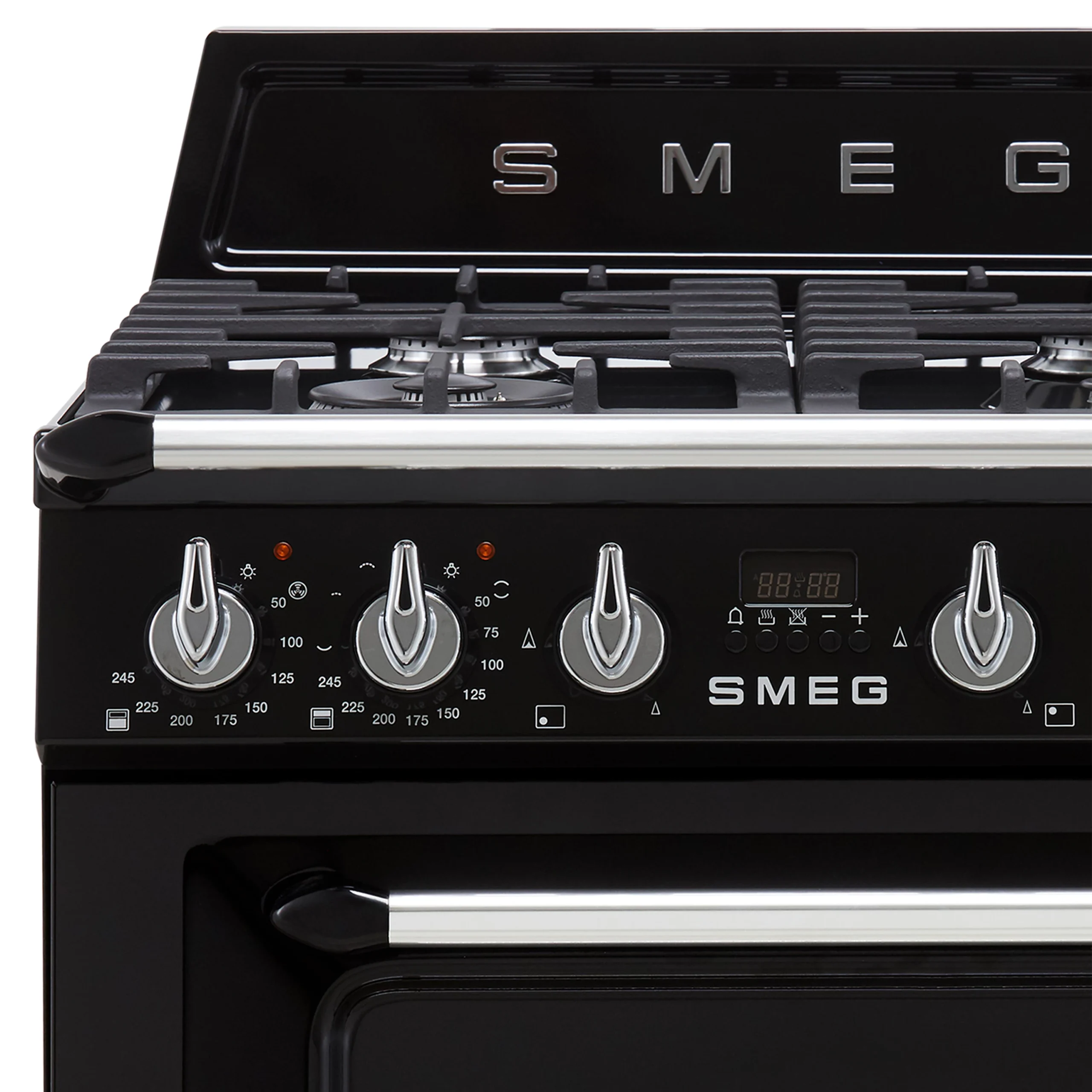 Smeg TR62BL_BK 60cm Double Electric & Gas Cooker With Induction Hob - Black 5 Smeg TR62BL_BK 60cm Double Electric & Gas Cooker With Induction Hob - Black - Image 3