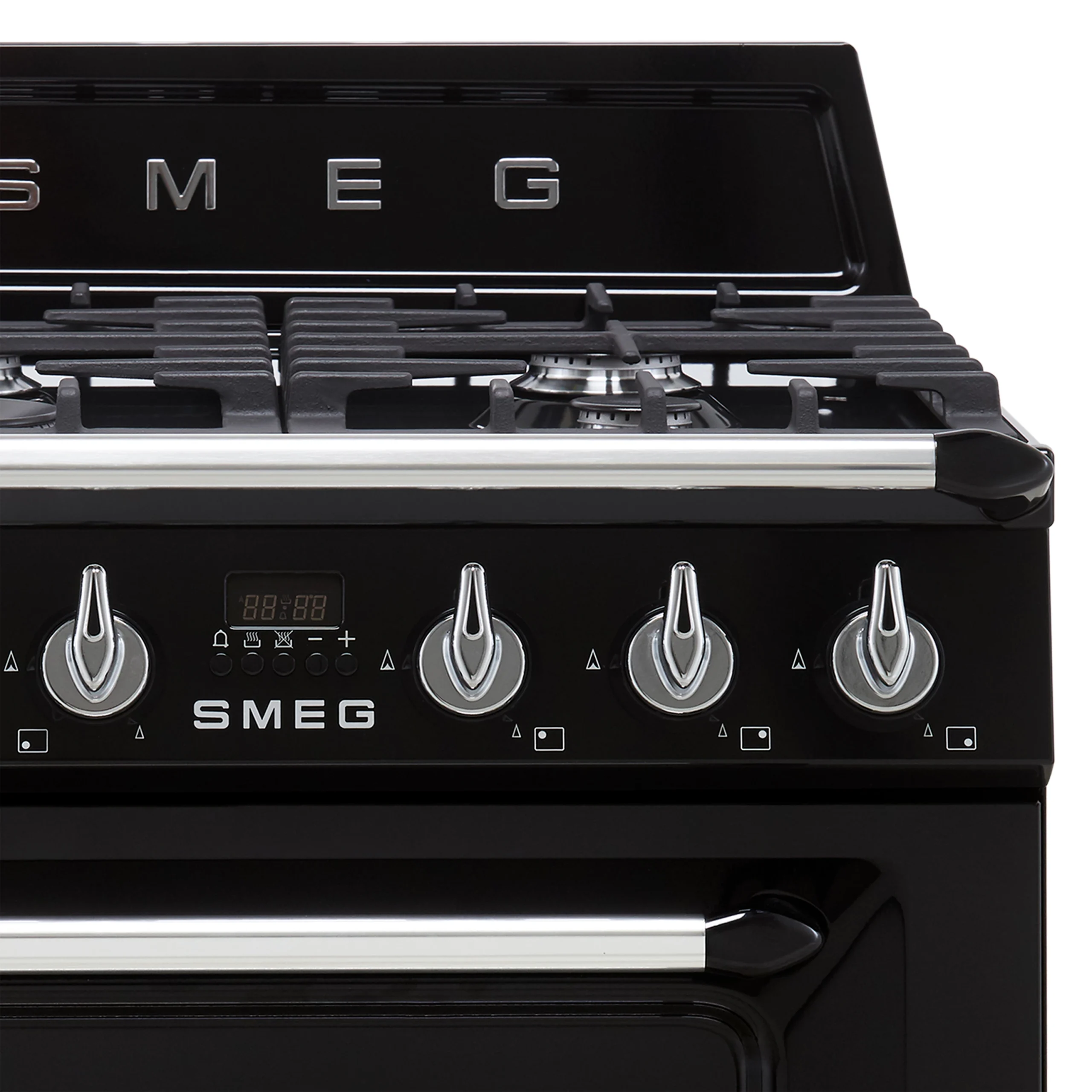 Smeg TR62BL_BK 60cm Double Electric & Gas Cooker With Induction Hob - Black 7 Smeg TR62BL_BK 60cm Double Electric & Gas Cooker With Induction Hob - Black - Image 5
