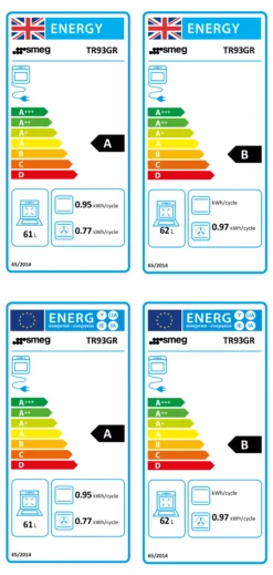 Smeg TR93GR Freestanding Electric & Gas Range Cooker With Gas Hob - Slate Grey -Prime Kitchen smeg tr93gr freestanding electric gas range cooker with gas hob slate grey8017709294243 EUP EN