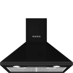 Smeg Victoria KSED65NEE_BK Metal Chimney Cooker Hood (W)60cm - Black