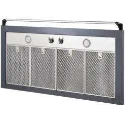 Smeg Victoria KT90GRE_GY Metal Chimney Cooker Hood (W)89.5cm - Grey -Prime Kitchen smeg victoria kt90gre gy metal chimney cooker hood w 89 5cm grey8017709303785 03c bq