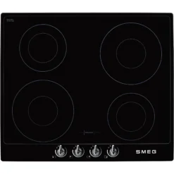 Smeg Victoria SI964NM_BK 4 Zone Metal Induction Hob (W)596mm - Black