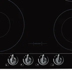 Smeg Victoria SI964NM_BK 4 Zone Metal Induction Hob (W)596mm - Black -Prime Kitchen smeg victoria si964nm bk 4 zone metal induction hob w 596mm black8017709275815 02c bq