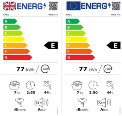 Smeg WMI147C 7kg Built-in 1400rpm Washing Machine - White -Prime Kitchen smeg wmi147c 7kg built in 1400rpm washing machine white8017709302825 EUP EN