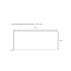 Splashwall Alloy Grey Stellate Blush Geometric Aluminium Splashback, (H)750mm (W)2440mm (T)4mm -Prime Kitchen splashwall alloy grey stellate blush geometric aluminium splashback h 750mm w 2440mm t 4mm5060699097915 03c