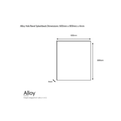 Splashwall Alloy Yellow Maltese Ochre Mosaic Aluminium Splashback, (H)800mm (W)600mm (T)4mm 7 Splashwall Alloy Yellow Maltese Ochre Mosaic Aluminium Splashback, (H)800mm (W)600mm (T)4mm -Prime Kitchen splashwall alloy yellow maltese ochre mosaic aluminium splashback h 800mm w 600mm t 4mm5060699097861 03c