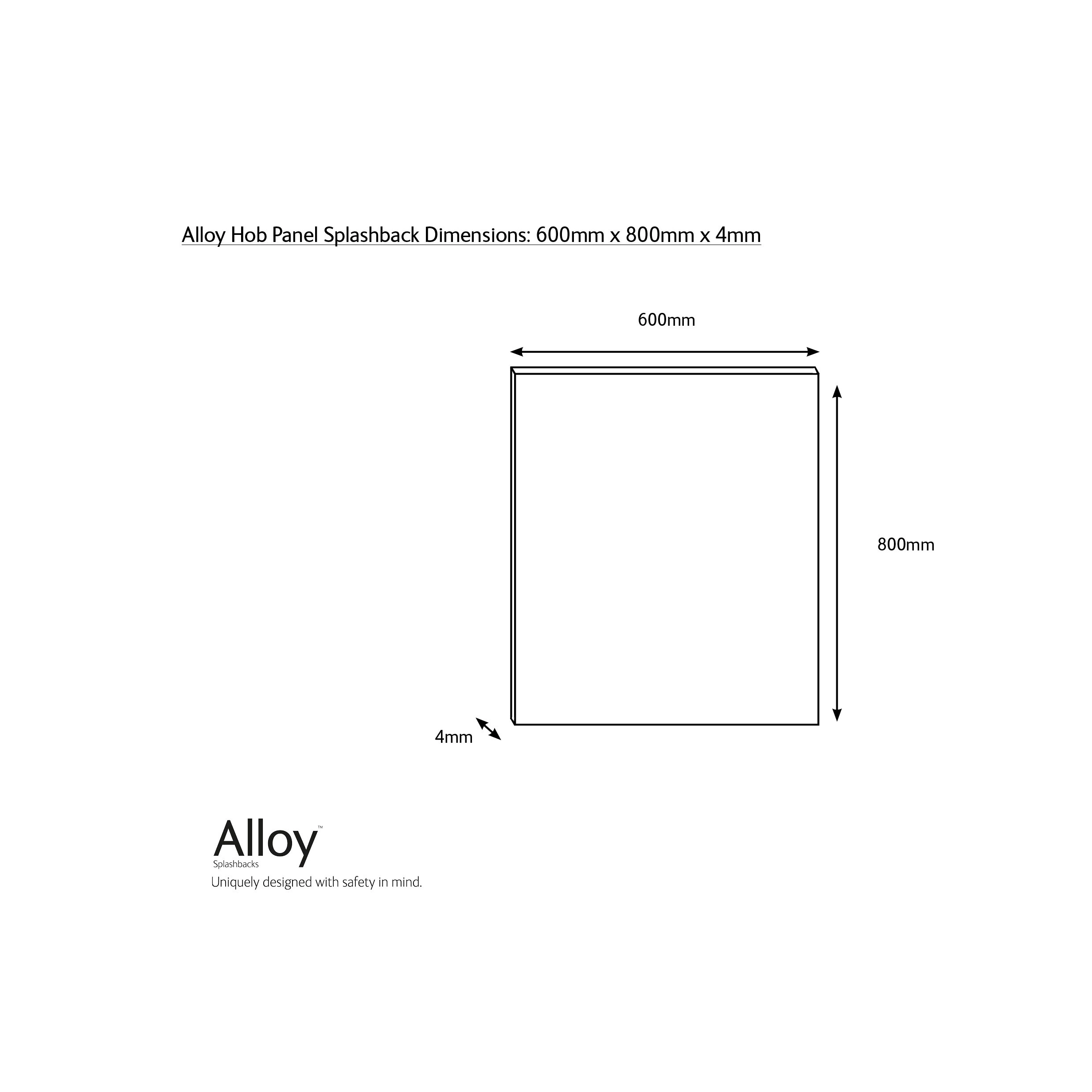 Splashwall Alloy Yellow Maltese Ochre Mosaic Aluminium Splashback, (H)800mm (W)600mm (T)4mm 5 Splashwall Alloy Yellow Maltese Ochre Mosaic Aluminium Splashback, (H)800mm (W)600mm (T)4mm - Image 3