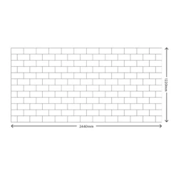 Splashwall Brushed Black Laminate Splashback, (H)1220mm (W)2440mm (T)3mm -Prime Kitchen splashwall brushed black laminate splashback h 1220mm w 2440mm t 3mm5060699097014 01t bq