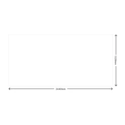 Splashwall Brushed Effect Laminate & MDF Splashback, (H)1220mm (W)2440mm (T)10mm -Prime Kitchen splashwall brushed effect laminate mdf splashback h 1220mm w 2440mm t 10mm5060699096963 01t bq