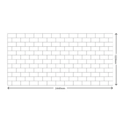 Splashwall Coffee Laminate Splashback, (H)1220mm (W)2440mm (T)3mm -Prime Kitchen splashwall coffee laminate splashback h 1220mm w 2440mm t 3mm5060699096994 01t bq