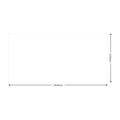 Splashwall Gloss Jet Acrylic Splashback, (H)1220mm (W)2440mm (T)4mm -Prime Kitchen splashwall gloss jet acrylic splashback h 1220mm w 2440mm t 4mm5060045037008 01t bq