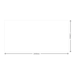 Splashwall Gloss Light Grey Acrylic Splashback, (H)1220mm (W)2440mm (T)4mm -Prime Kitchen splashwall gloss light grey acrylic splashback h 1220mm w 2440mm t 4mm5060699097151 01t bq