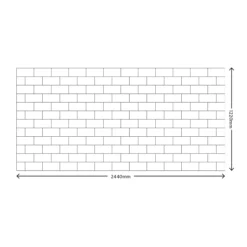 Splashwall Grey Melamine Top Surface Of HPL Splashback, (H)1220mm (W)2440mm (T)3mm -Prime Kitchen splashwall grey melamine top surface of hpl splashback h 1220mm w 2440mm t 3mm5060699097007 01t bq