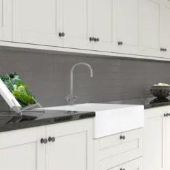 Splashwall Grey Melamine Top Surface Of HPL Splashback, (H)600mm (W)2440mm (T)3mm -Prime Kitchen splashwall grey melamine top surface of hpl splashback h 600mm w 2440mm t 3mm5060699096819 01i bq