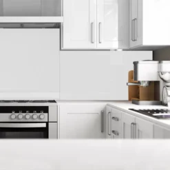 Splashwall Matt White Acrylic Splashback, (H)1220mm (W)2440mm (T)4mm -Prime Kitchen splashwall matt white acrylic splashback h 1220mm w 2440mm t 4mm5060482791396 01i bq